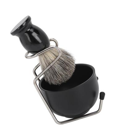 Men's Beard Shaving Set | Brush Foam Bowl & Stand | Premium Beard Care for Barbershop Hotel & Home - Buy Online on SooperMarket.com