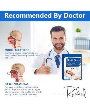 Sleeping Mouth Tape - Anti Snoring Strips for Improved Nasal Breathing & Better Nighttime Sleep - Buy Online on SooperMarket.com