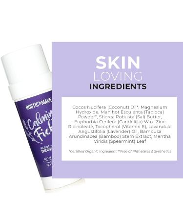 Rustic MAKA Natural Deodorant - Calming Fields Lavender + Mint | Vegan & Odor-Neutralizing - Buy Online on SooperMarket.com