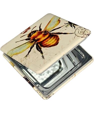 Meta Title: Value Arts Imperial French Honey Bee Purse Compact Travel Makeup Mirror and Magn - Buy Online on SooperMarket.com