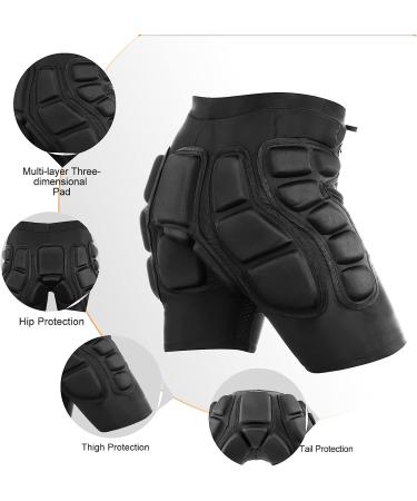 Relaxyee 3D EVA Hip Protector Padded Shorts - 0.8in Thick Skating Impact Pad - Large Size - Buy Online on SooperMarket.com