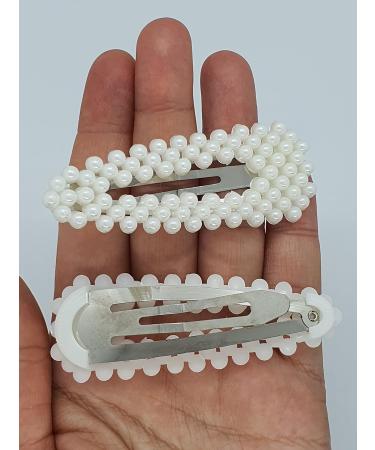 2 Pcs Pearl Hair Clips Hair Clips for Women Girls Hair Barrettes Hairpins Headwear (Z2PEADIY) - Buy Online on SooperMarket.com