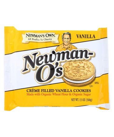 Newman's Own Organics O's Vanilla, Vanilla Creme, 13-ounce Bags (Pack of 6) Vanilla 13 Ounce (Pack of 6)