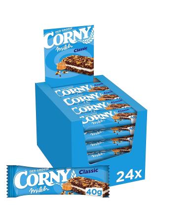 Cereal bar Corny Milk Classic milk sandwich with cereals and milk cream large pack 24x40g