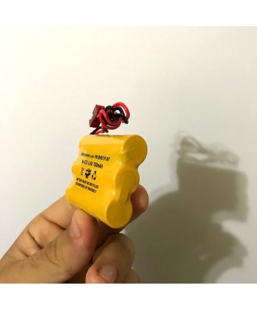 Buy Custom-93 NNYXSB LPX70RWH 3.6V 700mAh Exit Sign Emergency Light NiCad Battery Replacement (5 Pack) - International Shipping Available - Buy Online on SooperMarket.com