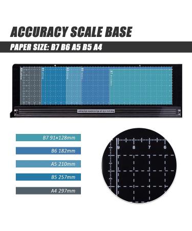 TIANSE Paper Trimmer-12 8 to 12 Sheet Capacity  Paper Cutter Guillotine- with Safety Blade Lock Heavy Duty Metal Base Paper Cutting Board for Home  Office School-Black - Buy Online on SooperMarket.com