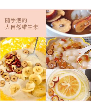 dried red dates Sweet Crispy Dates 9.87oz/280g Jujube slices Jujube Seedless Jujube Slices Can be matched wolfberry longan tea soak in water No wash ready to eat 280g - Buy Online on SooperMarket.com