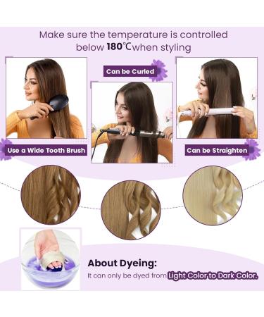 LAAVOO Remy Hair Tape Extensions - Brown Ombre Dark Brown Balayage 45cm | Invisible Skin Weft 50g | 20pcs #4/27/4 - Buy Online on SooperMarket.com