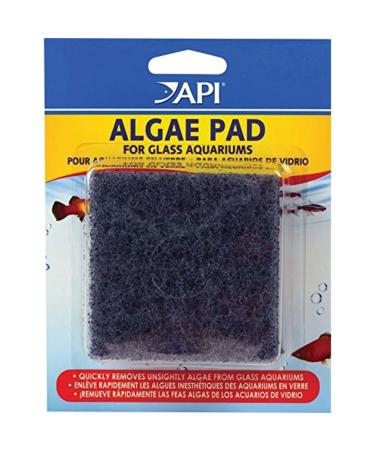 API HAND HELD ALGAE PAD For Glass Aquariums 1-Count Container Glass Pad