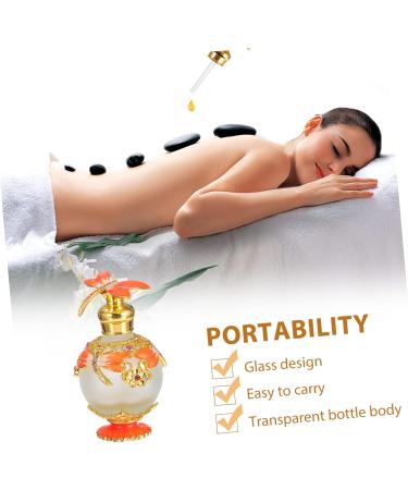 HAPINARY 15 Dragonfly Perfume Bottle Glass Perfume Bottle Essential Oil Container Retro Empty Frosted Glass Refillable Perfume Bottle Dubai Style Perfume Bottle Vintage Bottled - Buy Online on SooperMarket.com