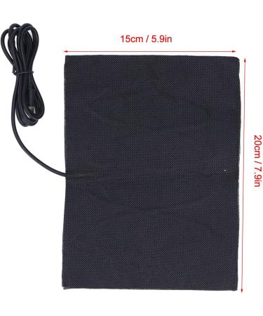 Buy Portable DC 5V USB Electric Fabric Heating Pad - Washable Foldable & Bendable for Neck Shoulders Waist & Pet Bed - 60 C Comfort - Buy Online on SooperMarket.com