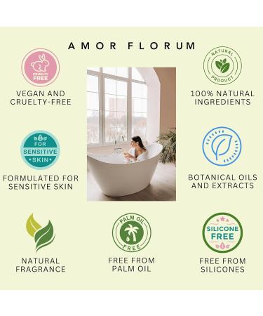 Amor Florum 100% Natural Bathing Salts - Himalayan & Totes Sea Salt with Lavender - Detoxify Hydrate & Relax - 400g International Shipping - Buy Online on SooperMarket.com