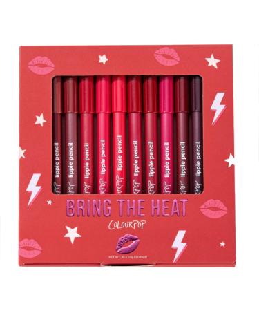 Colourpop Lippie Pencil Vault Set Bring the Heat Reds Vegan