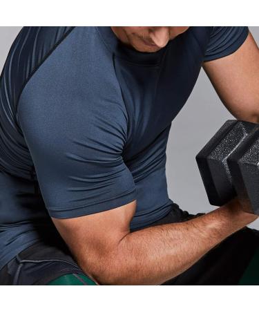 TSLA Men's Tactical Cool Dry Compression Shirt - Charcoal, Large - Buy Online on SooperMarket.com