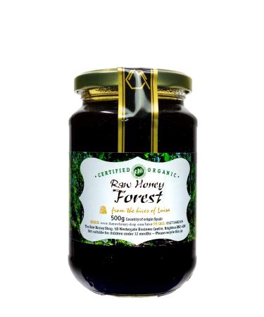 Luisa s Raw Certified Organic FOREST HONEY ACTIVE 17 |Antibacterial |Unpasteurised |Single Origin |The Raw Honey Shop |(500g)