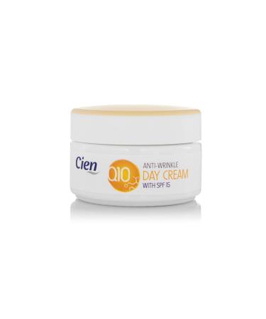 Cien Anti-Wrinkle Anti-Age Day Cream with Q10 and Vitamin E with UV Filter 50 ml
