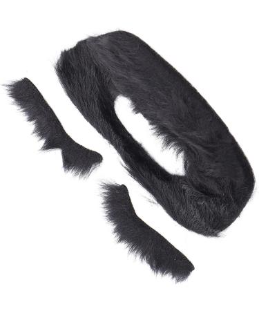 Exquisite Clothing Fake Beard Self Adhesive Beard Eyebrow Stickers Party Supplies Accessories - Buy Online on SooperMarket.com