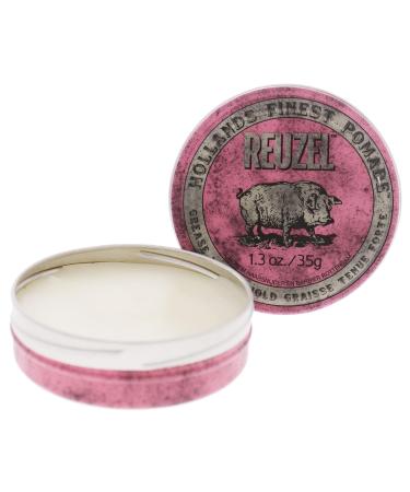 Reuzel Pink Grease Heavy Hold Pomade - Men's Hair Wax 35g - Strong Hold Versatile Styling - Buy Online on SooperMarket.com