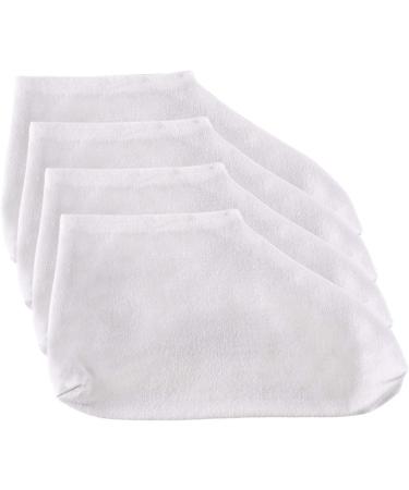 Buy DEZHI 6 Pairs Cotton Moisture Socks - Foot Spa Socks for Dry Cracked Skin - Moisturizing White Socks for Ultimate Comfort - Buy Online on SooperMarket.com