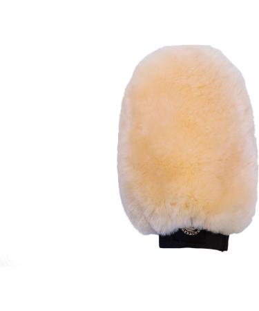 Merauno Horse Sheepskin Grooming Mitt Lambskin Cleaning Glove (Natural) - Buy Online on SooperMarket.com