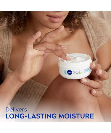 NIVEA Soft Cream 3 Pack - 6.8 Oz Jars - Refreshing Moisturizing Cream for Body, Face, and Hands - Buy Online on SooperMarket.com