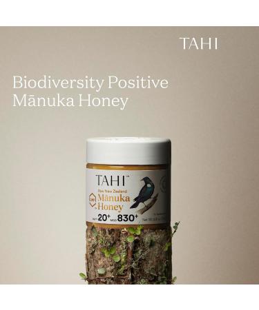 Tahi Raw Manuka Honey New Zealand UMF 20+ Certified (MGO 830+) - 100% Sustainable Monofloral and Natural Honey - Non-GMO Glyphosate-Free and Gluten-Free - New Zealand Manuka Pure Honey - 250gr. - Buy Online on SooperMarket.com