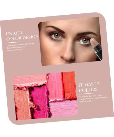 MUSISALY 1box 12 Shadow Box Makeup Eyeshadow Matte Eyeshadow Gradient Eyeshadow Pen Make up Plastic - Buy Online on SooperMarket.com