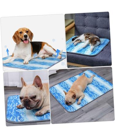 Balacoo Pet Mat Dog Mat Dog Cot Dog Bed Breathable Cooling Pad Wear-Resistant Cooling Mat Puppy The Dog S Sky-blue - Buy Online on SooperMarket.com