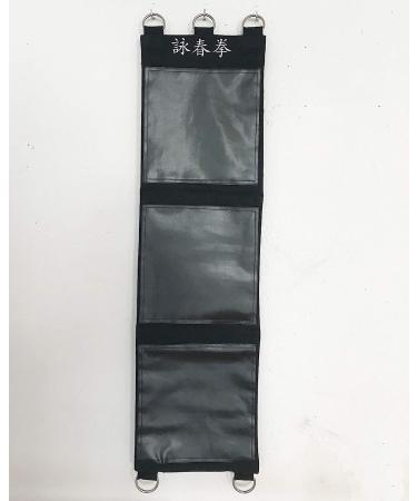 Canvas & PU Leather Wing Chun Wall Punching Bag - Three Sections (Unfilled) - Buy Online on SooperMarket.com
