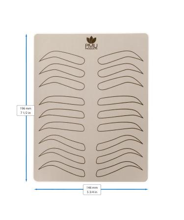 Microblading Skins - Contempo Pack - Practice Skin with 6 Eyebrow Shapes | PMU Products - Buy Online on SooperMarket.com