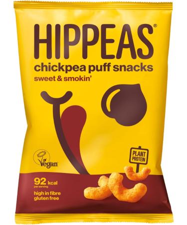 Hippeas Chickpea Puff Snacks - Pack of 12 x 22g (6 Flavours 2 of Each). Healthy Snacks for Adults and a Tasty Chickpea Snack. Hippeas Crips - Chickpea Crips Low Calorie Crisps Low Fat Crisps Vegan - Buy Online on SooperMarket.com