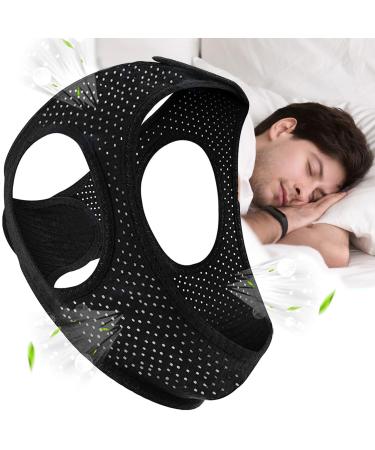 Chin Straps for Snoring - Effective Anti Snoring Devices - Adjustable Anti Snoring Devices - Soft and Breathable Anti-Snoring Chin Strap for Men and Women to Stop Snoring