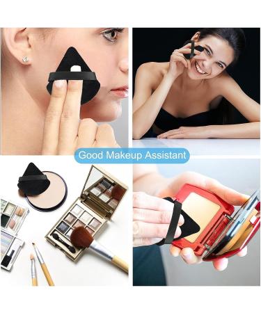 Wellehomi Powder Puffs - Set of 3 Triangle & Round Makeup Sponges for Daily Foundation, Blush & Cream Application - Buy Online on SooperMarket.com