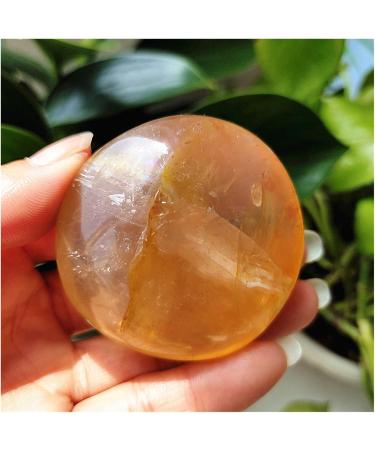 Natural Crystal Rough High Puality Natural Stone Yellow Hematoid Quartz Crystal Palm Home Decoration Meditate and Crystals (Color : 80-90g Size : 1pc) 1pc 80-90g - Buy Online on SooperMarket.com