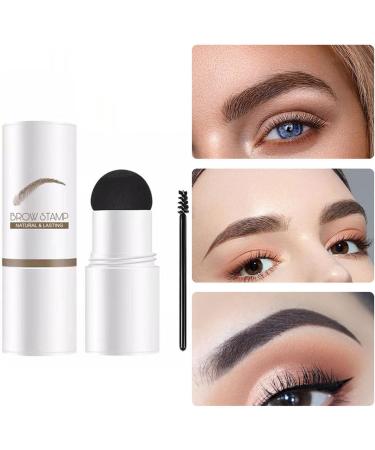 Stamp Eyebrow Powder 10 Reusable Stencils Waterproof Eyebrows (03) - Buy Online on SooperMarket.com