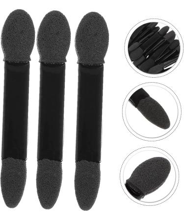 Mikinona Sponge Eyeshadow Brush 50pcs Makeup Sponges Bulk Makeup Eyeshadow Brush Cleaning Brush Lipstick Miss Make up Size 2 Black - Buy Online on SooperMarket.com