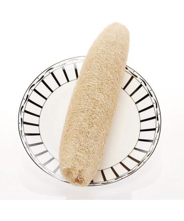 Natural Luffa Sponge - Biodegradable Exfoliating Loofah for Skin Kitchen & Laundry | 35-45 cm - Buy Online on SooperMarket.com