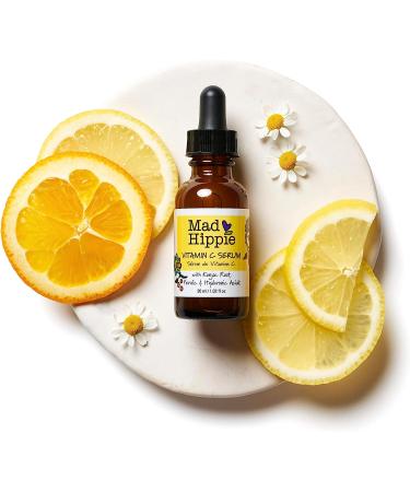 Mad Hippie Vitamin C Serum with Hyaluronic Acid, Vitamin E, and Ferulic Acid - Skin-Brightening Serum for Women/Men - 1.02 Fl Oz - Buy Online on SooperMarket.com