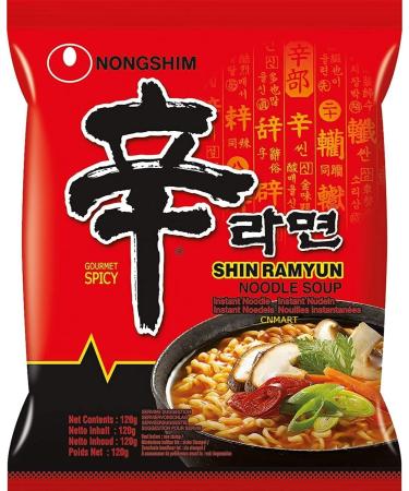 Nongshim Shin Ramyun Chapagetti Chajang Instant Ramen Noodle Soup 2 Flavours Assorted Bundle (Pack of 10) by CNMART - Buy Online on SooperMarket.com