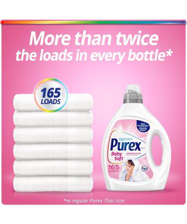 Buy Purex Liquid Laundry Detergent - Ultra Concentrated Baby - 82.5 oz 165 Loads | International Shipping Available - Buy Online on SooperMarket.com