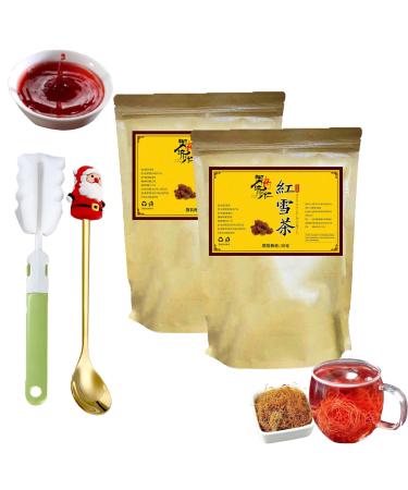 Golden Silk Red Snow Tea Qinghai-Tibet Plateau Natural Black Snow Tea 50g/Bag Chinese Tea Bags (2pcs)