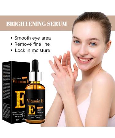 Trendyfave Vitamin E Serum Vitamin E Anti Wrinkle Serum To Even Skin Tone Skin Care Essence For Reduce Lines Dark Spot Remover For Face Hydrating Serum Vitamin E Eye Serum 30ml - Buy Online on SooperMarket.com