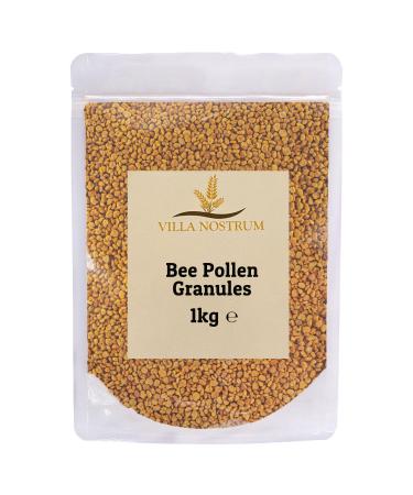 Bee Pollen 1kg by Villa Nostrum - Paleo & Keto Friendly Natural Preserved Enzymes Natural Superfood Raw Sweet Flavour