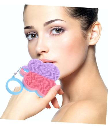 KOMBIUDA Facial Cleansing Brush exfoliator Silicone Brush for face Silicone Facial Cleansing Brush face wash Brush Silicone face Scrubber for Women face Brush Bath Brush Silica Gel The face 7x7cm As Shown - Buy Online on SooperMarket.com