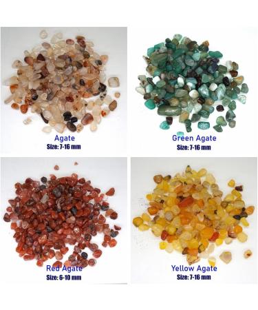 Natural Stones Gravel Crystals Chip Quartz Ore Minerals Reiki Tumbled Agates Specimen Gemstones Home Decoration (Color : Garnet Size : 50g) 50g Garnet - Buy Online on SooperMarket.com