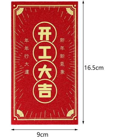 harayaa 6X Chinese Lunar New Year Red Envelopes Hong Bao Present 2024 Dragon Gifts Spring Festival Envelopes for Spring Festival Style G - Buy Online on SooperMarket.com