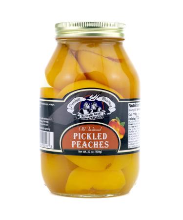 Amish Wedding All-Natural Old Fashioned Pickled Peach Halves 32 Ounces