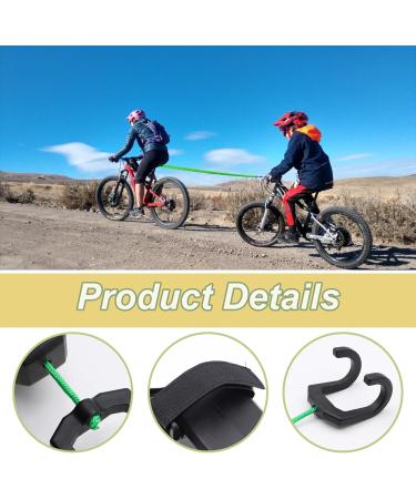 Yeria Tow Rope for Children - 2.5m Bike Traction Rope | Parent-Child Training & Towing Belt for MTB & Cycling - Buy Online on SooperMarket.com
