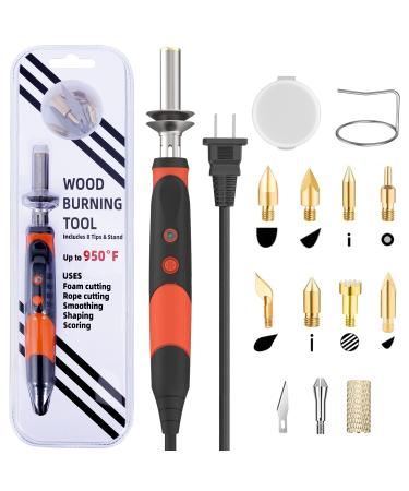 Wood Burning kit, Professional WoodBurning Pen Tool, DIY Creative Tools ,Wood Burner for Embossing/Carving/Pyrography,Suitable for Beginners,Adults