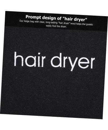 MUSISALY 2pcs Hair Dryer Storage Bag Home Hair Dryer Bag Hair Blower Bag Hair Dryer for Curly Hair Fabric 33.00X30.00X0.50CM As Shown - Buy Online on SooperMarket.com